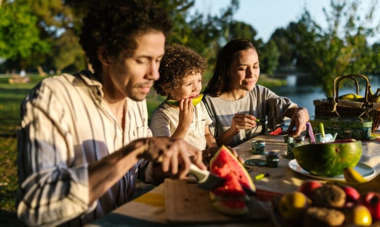 healthy lifestyle with food
